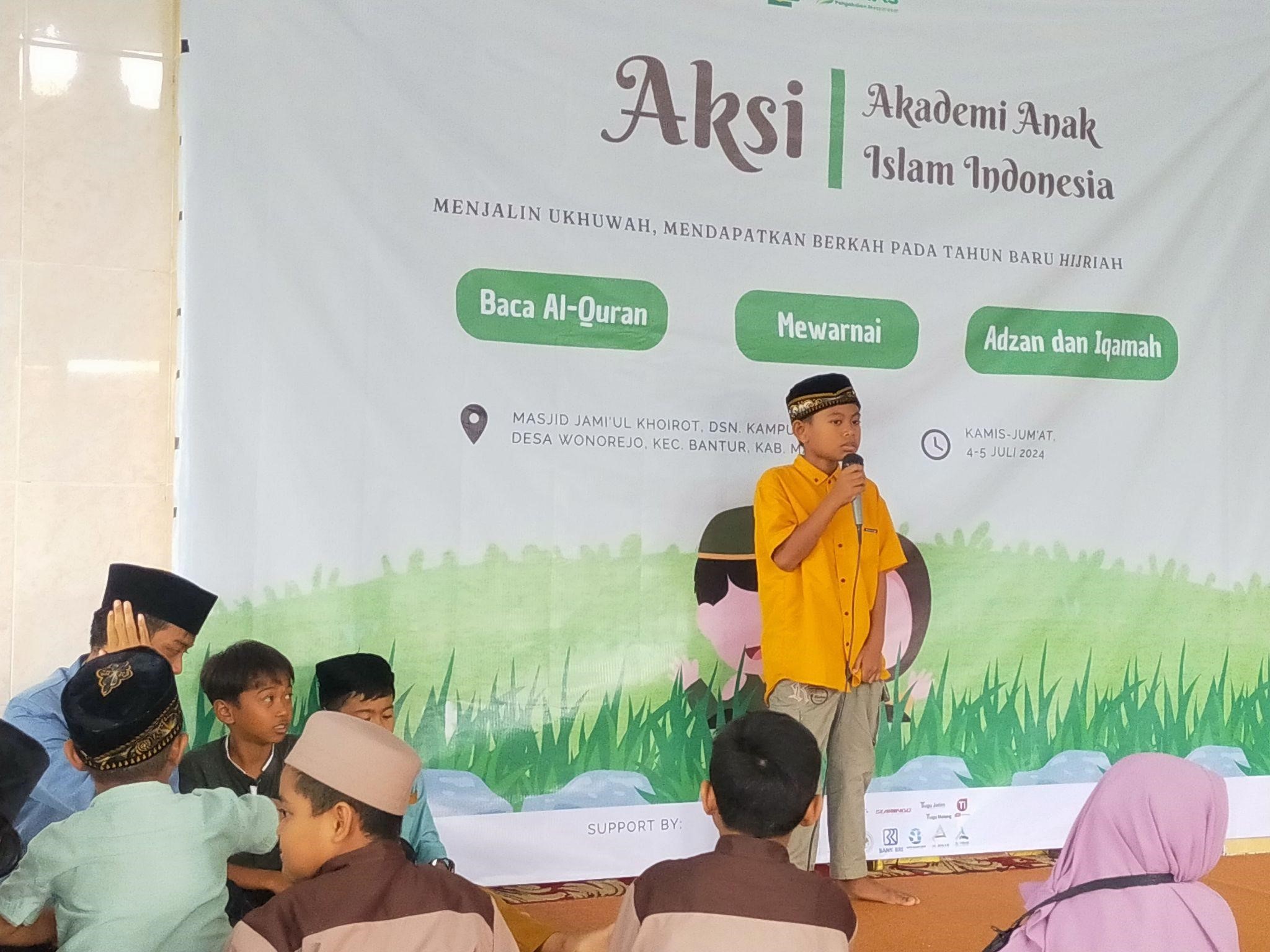 Gelar Lomba Islami, Ini Cara Santri Pengabdian Masyarakat Al-Hikam Pererat Silaturahmi Antar TPQ di 